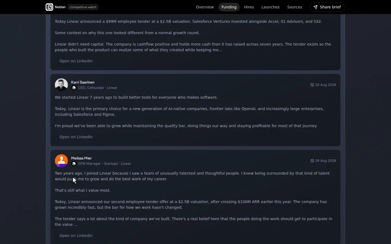 The news signal found nothing — these are real posts.